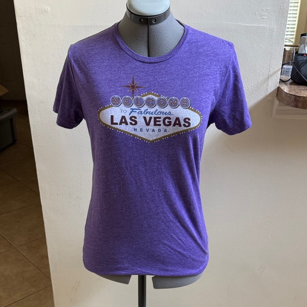 Gildan Purple Las Vegas Graphic Tee